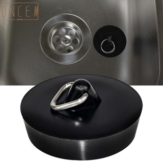 【ONCEMOREAGAIN】1*Drain Stopper Rubber Sink Plug Replacement ,For Bathtub Kitchen Sink Bathroom