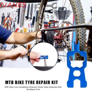 Ivanes Mtb เครื่องมือถอดวาล์วอลูมิเนียมสองหัวสําหรับจักรยานเสือภูเขา