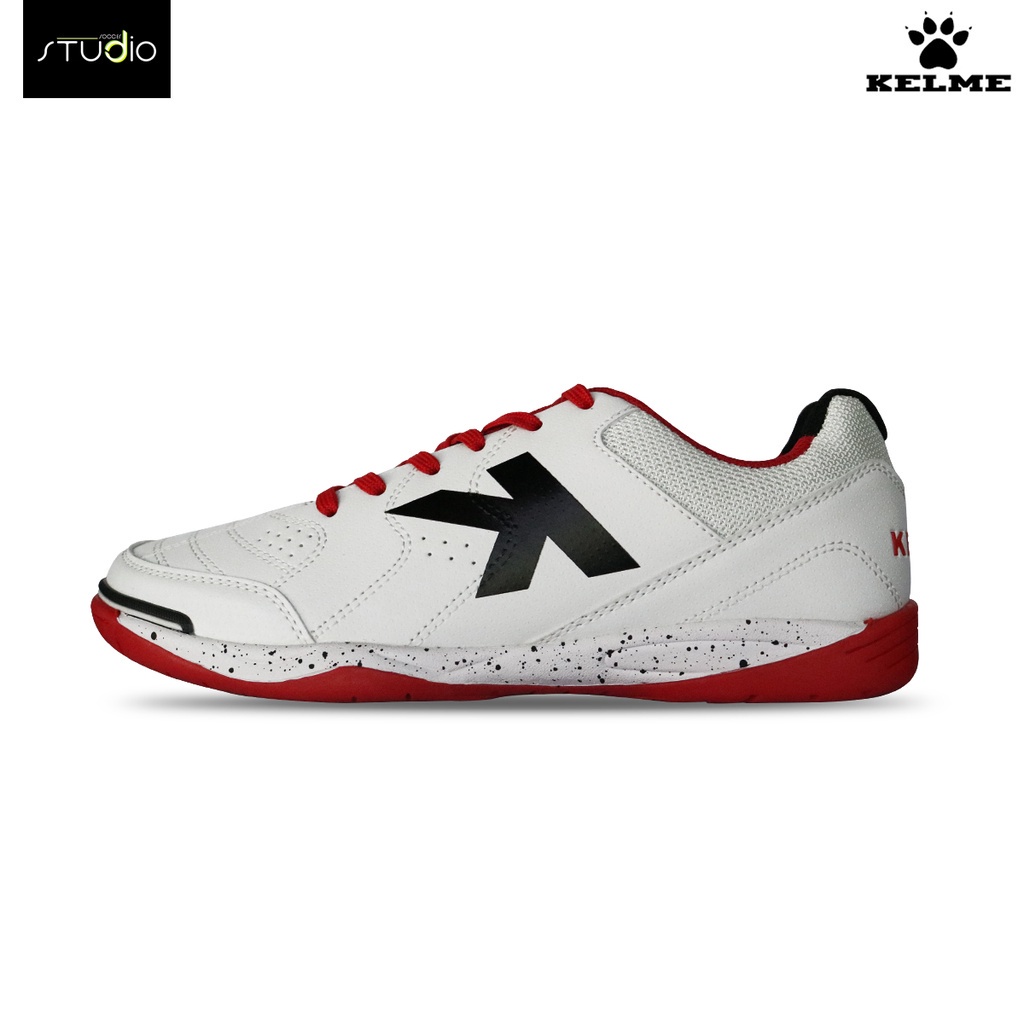 (SALE)[สินค้าลิขสิทธิ์แท้ 100%] รองเท้าฟุตซอล Kelme รุ่น GOLEIRO 6 สีขาว