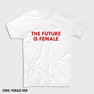 The Future is female - T-shirt printed cotton Unisex_03