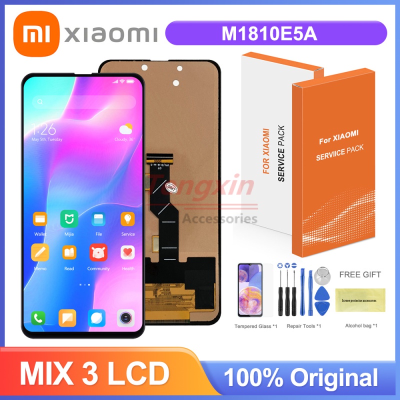 หน้าจอแสดงผล Lcd 100% แบบเปลี่ยน สําหรับ Xiaomi Mi Mix 3 M1810E5A Xiaomi Mi Mix3