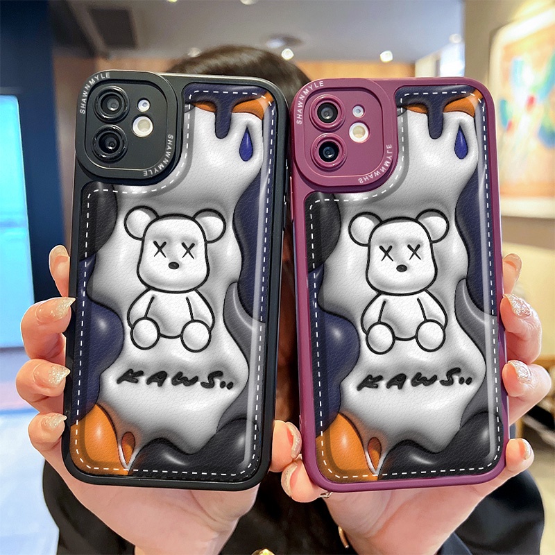 เคสโทรศัพท์มือถือแบบนิ่ม TPU ลายการ์ตูน KAWS น่ารัก แฟชั่น สําหรับ Xiaomi Redmi Note A1 7 8 8A 9 9A 9C 9S 9T 10 10S 10A 11 11S 2022 POCO M3 M5s M4 X3 X4 X5 GT NFC Pro 5G Mi 12T เคส  | Q035