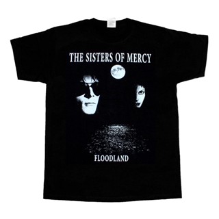 [S-5XL] ขายดี เสื้อยืดลําลอง แขนสั้น พิมพ์ลาย Sisters Of Mercy Floodlands สไตล์โกธิค สําหรับผู้ชาย