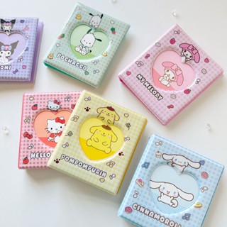 Peach Cute cartoon Sanrio the same type of 2 palace grid card book Star photo card Polaroid storage book