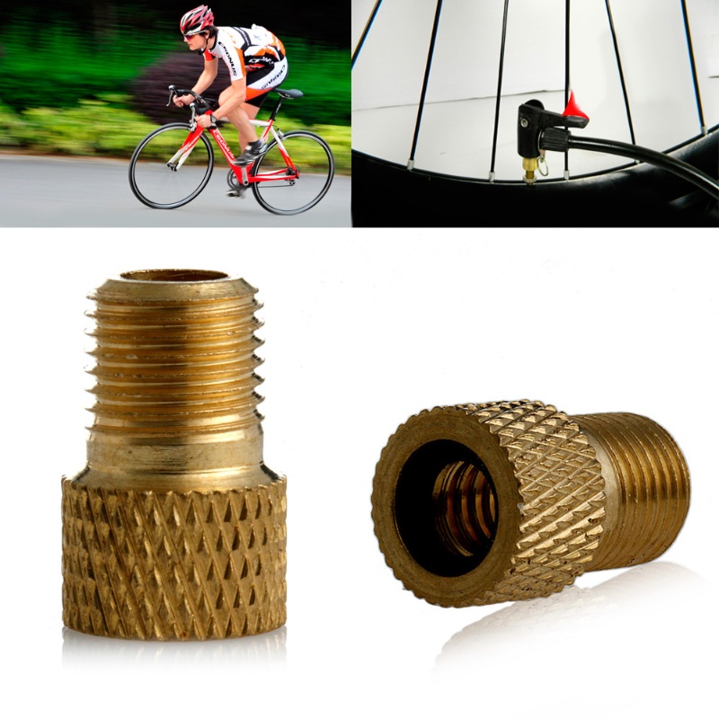 ซ้ายใหม่ Presta ถึง Schrader Pump Bike สําหรับวาล์ว Adaptor