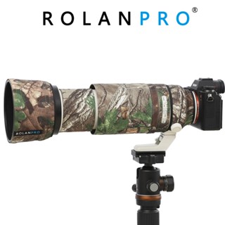 Rolanpro ฝาครอบเลนส์ กันน้ํา ลายพราง สําหรับ Sony FE 100-400 มม. f4.5-5.6 GM OSS