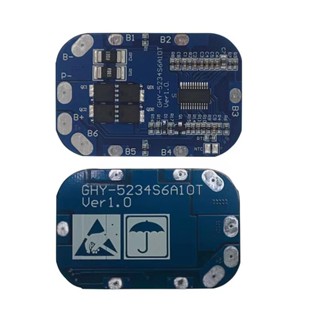อุปกรณ์รถยนต์ 1 ชิ้น BMS 6S LifePo4 3.2v 10A 19.2V - 21.6V Lifepo4 แบตเตอรี่วงจรควบคุมการทำงานของแบตเตอรี่ ลิเทียมฟอสเฟต