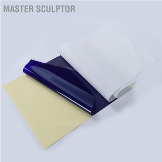 Master Sculptor กระดาษถ่ายโอนรอยสัก 100 ชิ้น A4 นำกลับมาใช้ใหม่ได้