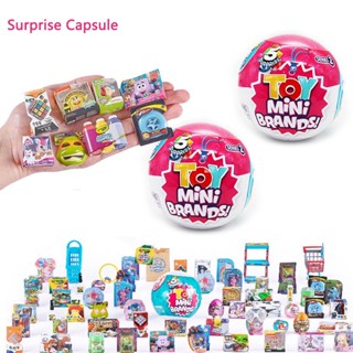 【ในการจัดส่ง】5 Surprise Mini Brands Global - Mystery Capsule Collectible Toy