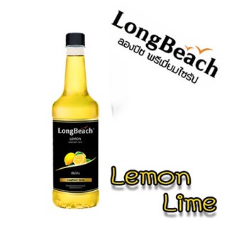 ลองบีชไซรัป เลม่อนไลม์ ขนาด 740 มล. ตรา LongBeach Lemon Lime size 740 ml.