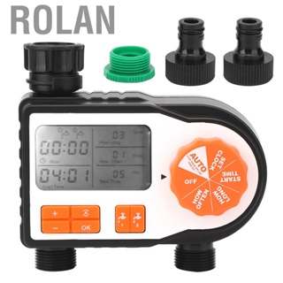 Rolan จอแสดงผล LCD เครื่องจับเวลาสวนอิเล็กทรอนิกส์หน่วยชลประทานอัตโนมัติ