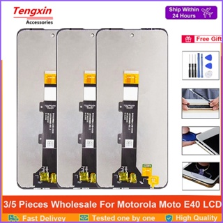 ขายส่ง หน้าจอสัมผัส LCD 6.5 นิ้ว E40 สําหรับ Motorola Moto E40 LCD XT 2159 XT2159-3 XT2159-4