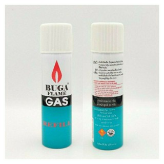 ไฟฟู่ Buga flame gas ขนาด 50 กรัม สำหรับเติมไฟแช็ค หรือปืนจุดเตาแก๊ส บูก้าแก๊ส