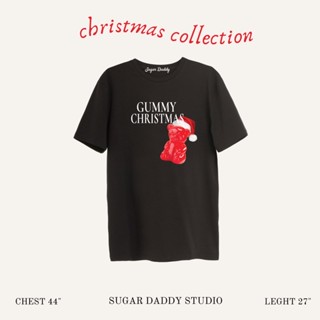 GUMMY CHRISTMAS Oversize - เสื้อยืดโอเวอร์ไซส์ สกรีนลายกัมมี่คริสมาสต์ เสื้อยืดคริสต์มาส