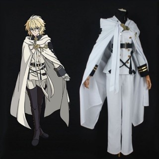 ชุดคอสเพลย์ อนิเมะ Seraph of The End Owari No Seraph Mikaela Hyakuya พร้อมวิกผมครบชุด