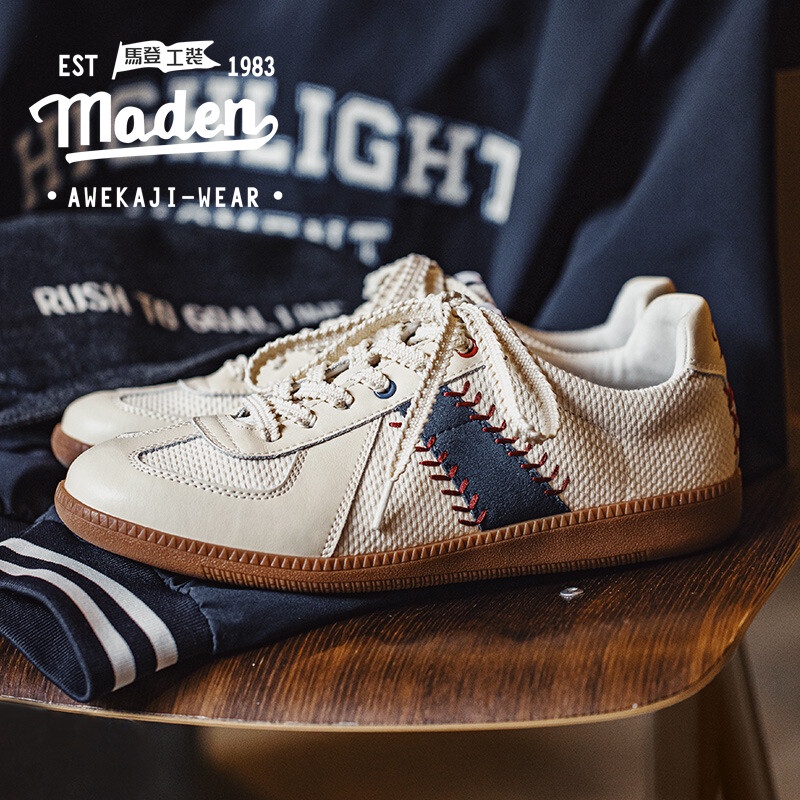 Maden workwear retro casual baseball training sports shoes men's autumn
