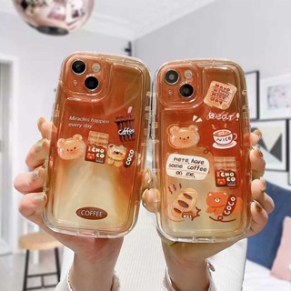 เคสโทรศัพท์มือถือ Tpu แบบนิ่ม ลายการ์ตูนหมีสตรอเบอร์รี่ กันกระแทก สําหรับ IPhone 13 12 11 14 PRO MAX 6 7 6S 8 14 Plus X XR XS MAX 11 12 13 Se 2020 6SPlus 7Plus 6Plus 8Plus 14Plus XSMAX