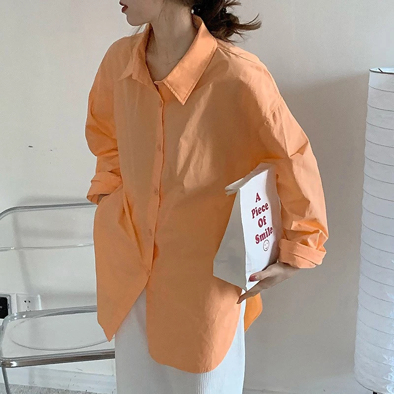เสื้อเซิ้ตผู้หญิง เสื้อเซิ้ตทรงใหญ่ เสื้อผ้าแฟชั่นหลายสีพร้อมเลือกพร้อมส่งราคาน่ารัก thumbnail 7