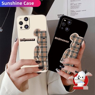 เคสโทรศัพท์มือถือ TPU สําหรับ OPPO A17 A17K A57 A77s A95 A96 A76 A55 A16 A15 A95 A93 A74 A54 A3s A5s A53 A33 A32 A31 A9 A7 A5 A15s Reno 8Z 7Z 6Z A94 A93 A92 A77 A72 A52 F11 ผ้าคลุมหมี Gloomy