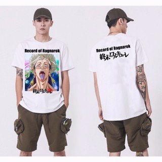 [S-5XL] เสื้อยืดผ้าฝ้ายพรีเมี่ยม เสื้อยืด พิมพ์ลายการ์ตูนมังงะ Buddha Record of Ragnarok พรีเมี่ยม สําหรับผู้ชาย และผู้ห