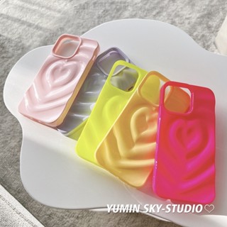 ใหม่ เคสป้องกันโทรศัพท์มือถือ แบบนิ่ม สีลูกกวาด เรืองแสง 3D กันกระแทก สําหรับ Apple Iphone 14promax 13 12 11 14pro 13Promax 13