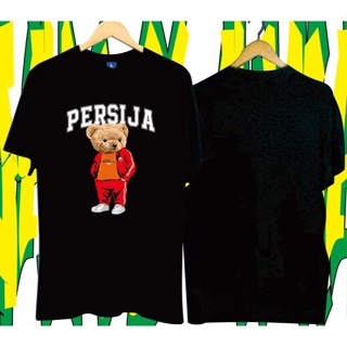 เสื้อยืด พิมพ์ลาย PERSIJA Bear Distro thejak mania macan kemayoran สําหรับผู้ชาย และผู้หญิง