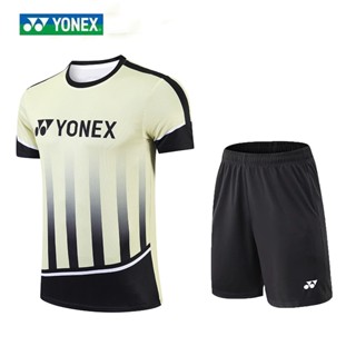 【ใหม่ล่าสุด】Yonex เสื้อกีฬาแขนสั้น ผ้าไมโครไฟเบอร์ 100% ทนทาน สําหรับผู้ชาย และผู้หญิง 2023