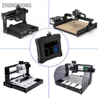 ZhongXiong CNC Offline Controller LCD Touchscreen โมดูลควบคุมออฟไลน์สำหรับเราเตอร์เครื่องแกะสลัก 3 แกน