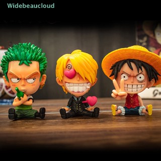 Widebeaucloud โมเดลฟิกเกอร์อนิเมะ ONE PIECE Sitg Big Head ขนาด 9 ซม. ของเล่นสําหรับเด็ก