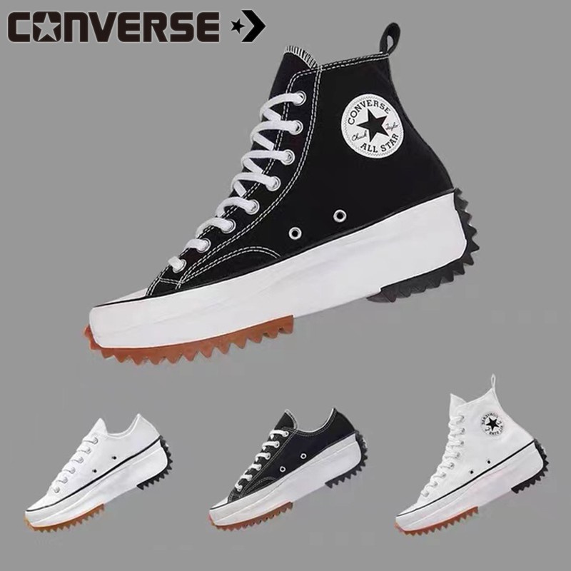 💐CC 2colors Converse Run Star Hike 1970s High Top Canvas Shoes 166800c
