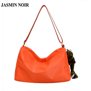 Jasmin NOIR กระเป๋าสะพายไหล่ ผ้าไนล่อน เรียบง่าย สําหรับผู้หญิง