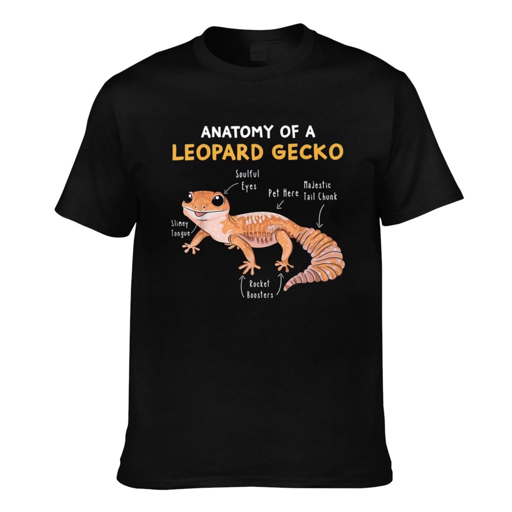 Good Anatomy Of A Leopard Gecko Gecko Men เสื้อยืดของขวัญวันเกิด