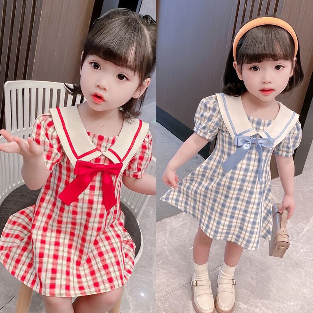 ชุดเดรสกระโปรงเด็ก kesorn shop ชุดกระโปรงเด็กลายสต๊อตแขนตุ๊กตา สไตล์เจ้าหญิง สำหรับน้อง 6เดือน-6 ปีโดยประมาณ เสื้อผ้า...