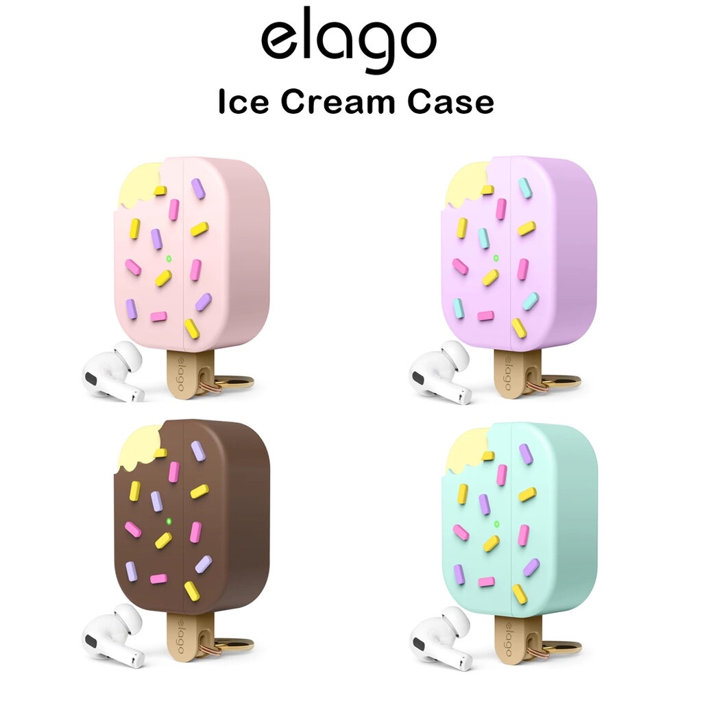 Elago Ice Cream Case เคสกันกระแทกเกรดพรีเมี่ยมจากอเมริกา เคสสำหรับ AirPods Pro2 (ของแท้100%)