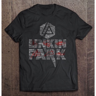 เสื้อยืดแขนสั้นLinkin Park เสื้อยืดเพลงเสื้อ,เสื้อยืดคอกลมแขนสั้นลำลองแฟชั่นพิมพ์ลายผ้าฝ้ายฤดูร้อนใหม่100%S-5XL