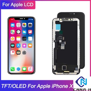 อะไหล่หน้าจอสัมผัสดิจิทัล LCD OLED 100% แบบเปลี่ยน สําหรับ iPhone X A1865 A1901