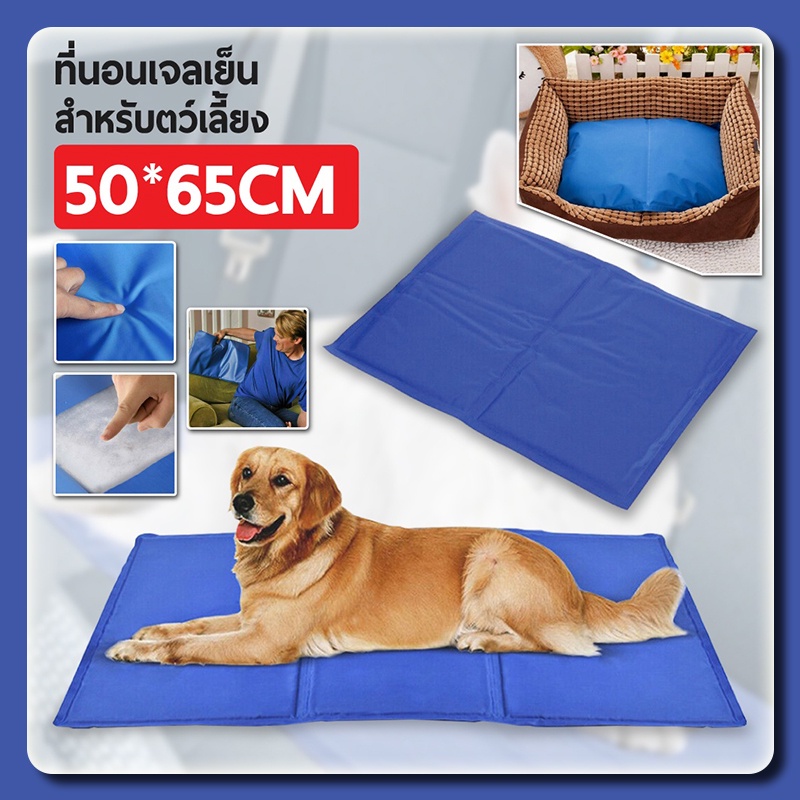 Pet Cool mat ที่นอนเจลเย็น สำหรับตว์เลี้ยง แผ่นเจลเย็น ที่นอนเย็น แผ่นทำความเย็น ที่นอนสัตว์เลี้ยง เบาะนอนเย็น สำหรับสุน