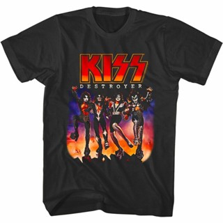 [S-5XL] ใหม่ เสื้อยืด พิมพ์ลายอัลบั้ม Kiss Destroyer สําหรับผู้ชาย