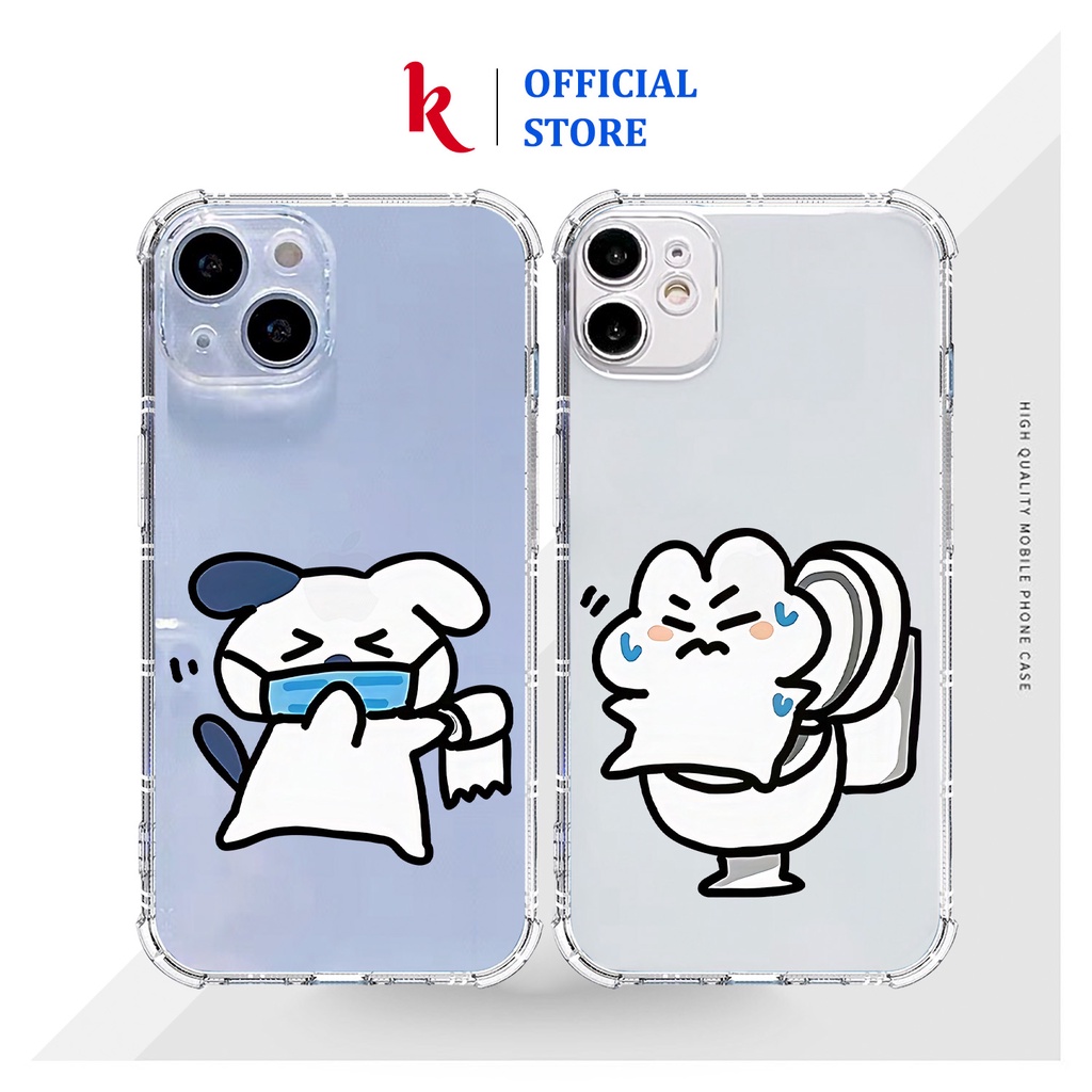 การ์ตูน VS double iphone สําหรับ 16 15 pro max 15plus 14 13 12 promax 11 mini 6 6s 7 8 plus x xr xs 