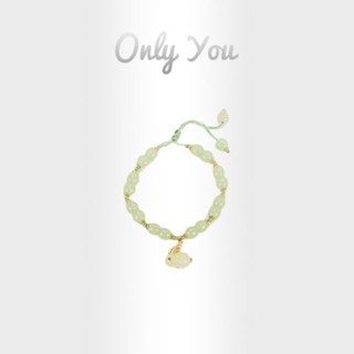 Only You สร้อยข้อมือเงิน S925 จี้หยก รูปกระต่าย