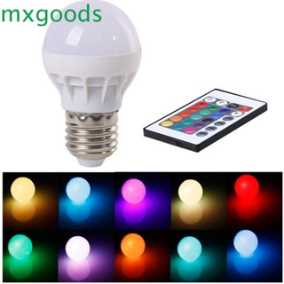 Mxgoods Ac85V - 265 V Soptlight หลอดไฟ Led Rgb พร้อมรีโมทควบคุมเปลี่ยนสีได้ 16 สี E27 3 W