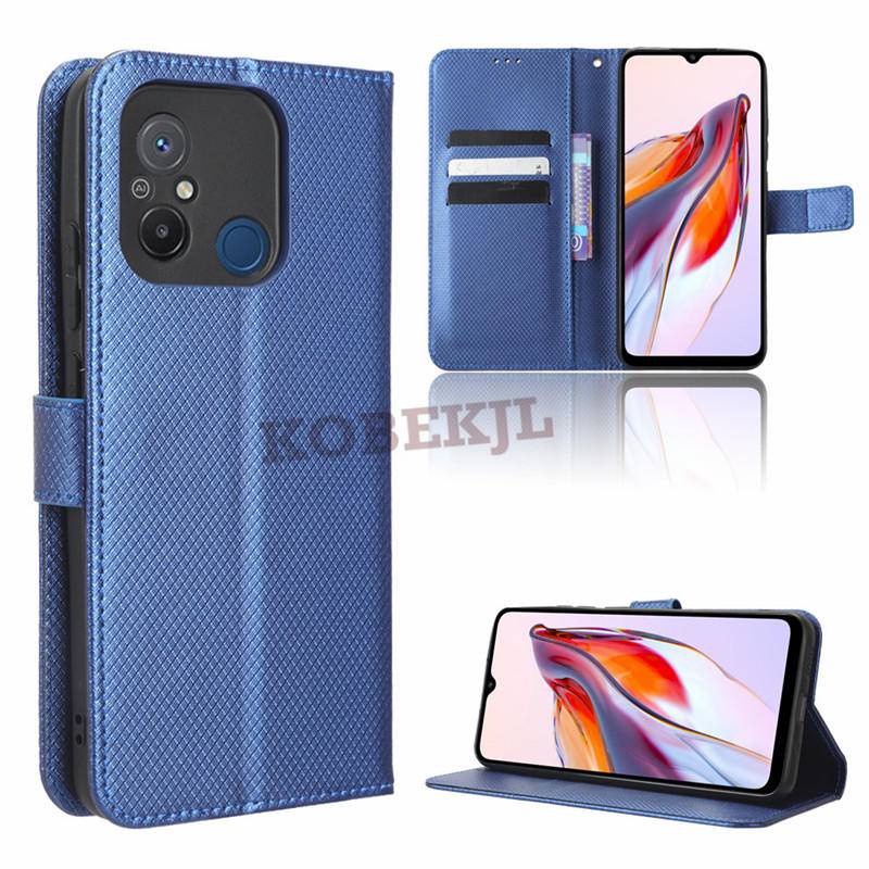 Xiaomi Poco C55 Case Flip Diamond PU Leather Wallet Card Slot Phone Cover Xiaomi Poco C55 C40 PocoC5