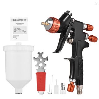 Joyday  HVLP Air Spray  Kit 1.3mm Nozzle 600ml Fluid Cup Gravity Feed Air Paint Sprayer Mini Handheld Paint Spraying  for Car Repair Furniture Surface Wall Painting DIY Model