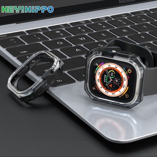 เคสนาฬิกาข้อมือ PC Tpu แบบใส สําหรับ iwatch ultra 49 มม. iwatch series 8 se 7 6 5 4 45 มม. 41 มม. 44 มม. 40 มม.