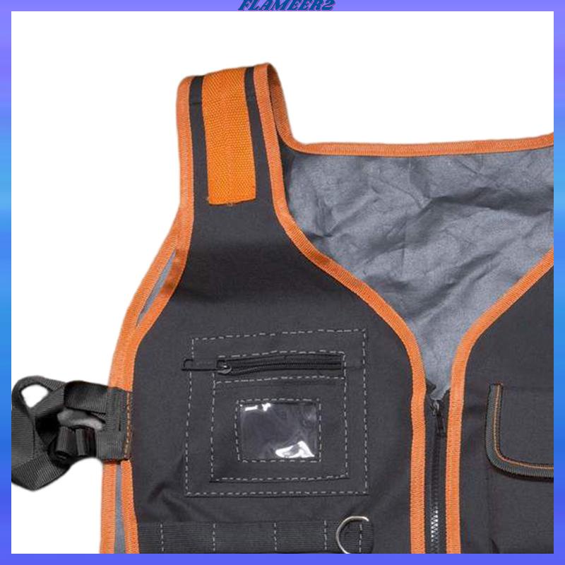 [Flameer2] เสื้อกั๊ก พร้อมช่องใส่เครื่องมือช่างไฟฟ้า สําหรับผู้ชาย ราคา ถูกที่สุด ดีลบีเคเค แกลเลอรีภาพที่ 5