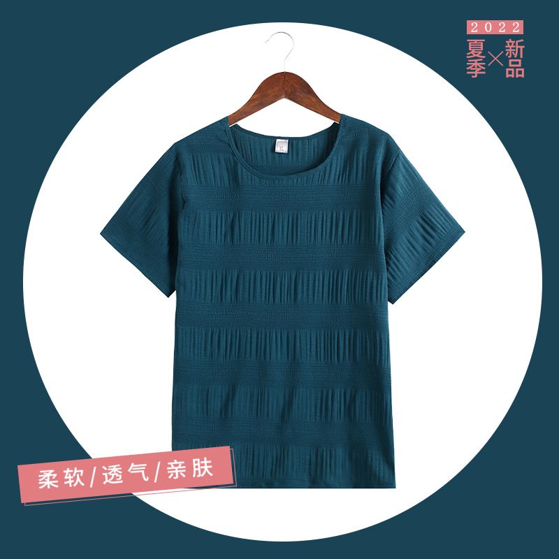 ชุดเซ็ต 2 ชิ้น เสื้อคนแก่ 🎀เสื้อคุณแม่,ใส่สวยดูดี,เสื้อแขนสั้นลายดอกไม้ มันดูแพงนะ รูปแบบใหม่ รูปแบบใหม่ - รูปที่ 5