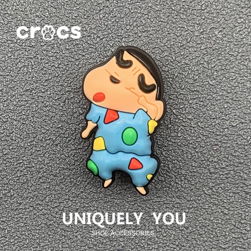 อุปกรณ์เสริมหัวเข็มขัด รูปชินจัง สําหรับตกแต่งรองเท้า Crocs DIY