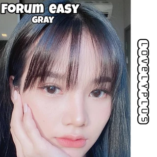 คอนแทคเลนส์ขนาดบิ๊กอาย แบ๊วๆ รุ่น Forum Easy (Lovelylens) Brown / Gray / Black