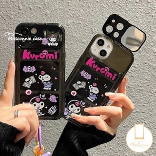 เคสโทรศัพท์มือถือซิลิโคน TPU แบบนิ่ม ลายการ์ตูนคุโรมิ กันกระแทก สําหรับ IPhone 7 8 14 Plus 11 12 13 14 Pro MAX XR X XS MAX SE