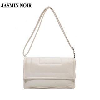 Jasmin NOIR กระเป๋าสะพายข้าง หนัง PU มีตัวล็อค สําหรับผู้หญิง